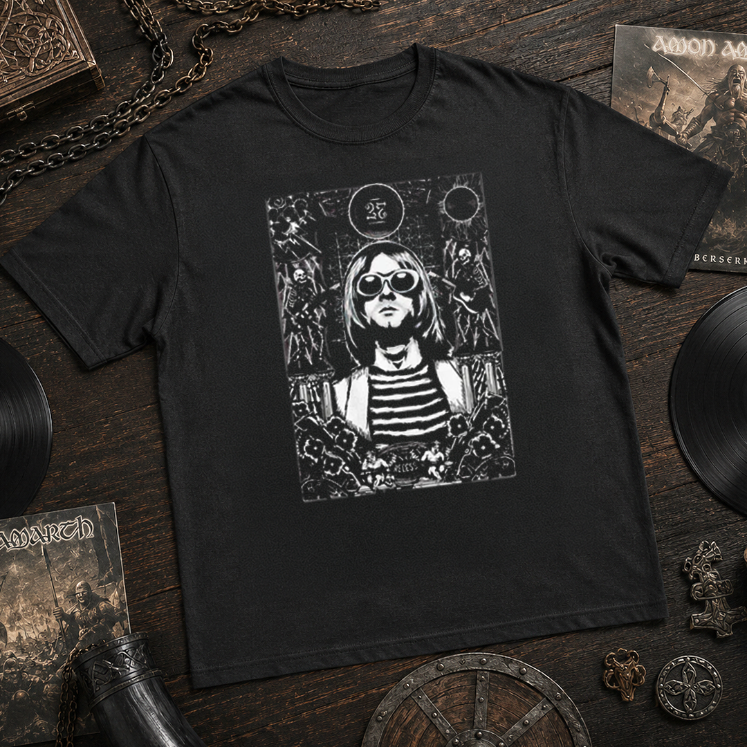 Camiseta Algodon Kurt Cobain Recess