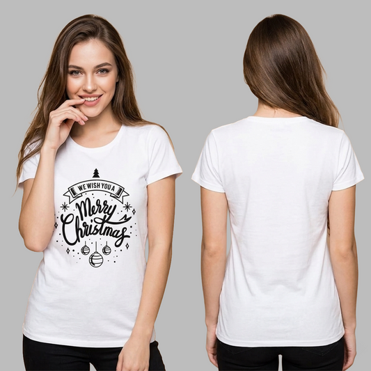 Camiseta Navidad Mensaje Karisma para mujer