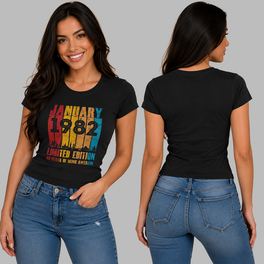 Camiseta en Algodon 1982 January