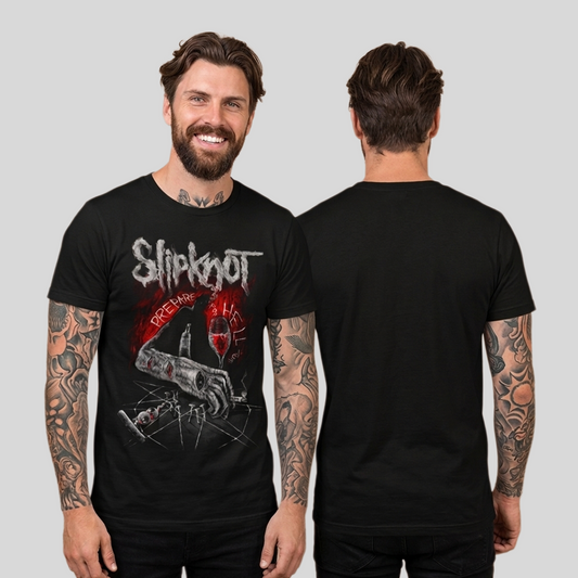 Camiseta Algodon Slipknot Hell Tour Art