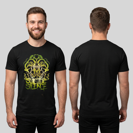 Camiseta Algodon Suicide Silence Monster Face