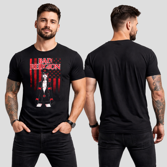 Camiseta Algodon Bad Religion Poster