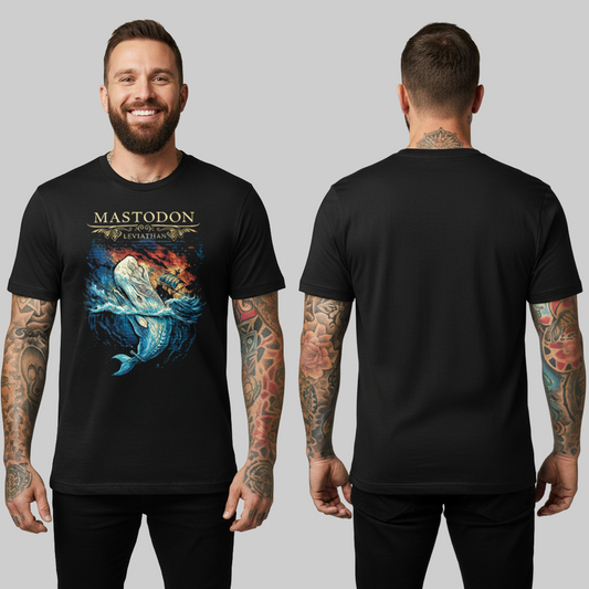 Camiseta Algodon Mastodon Leviathan