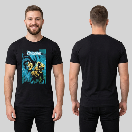 Camiseta Algodon Warlock Poster