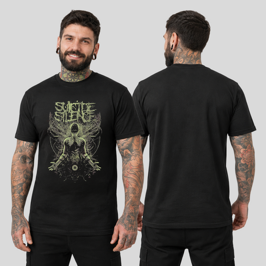 Camiseta Algodon Suicide Silence Green Poster