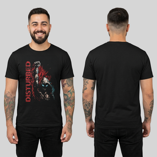 Camiseta Algodon Disturbed Art