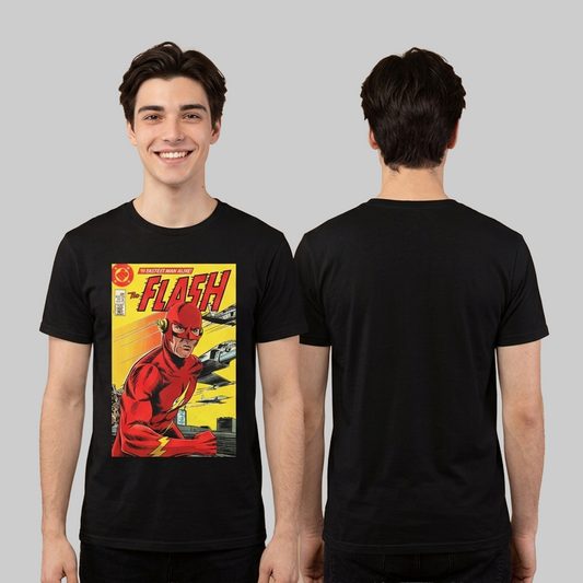 Camiseta Algodon Flash Comic