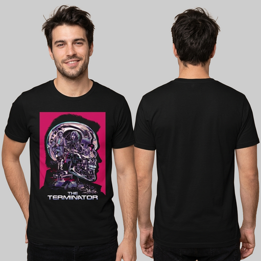 Camiseta Algodon Terminator Poster