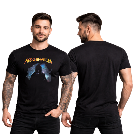 Camiseta Algodon Helloween Seven Keys Poster