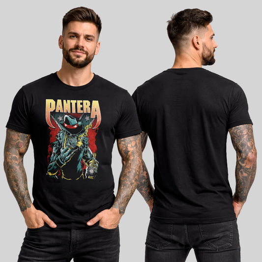 Camiseta Algodon Pantera Poster