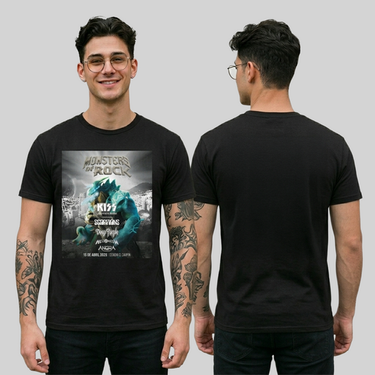 Camiseta Algodon Monsters Of Rock Poster Bogota 2023