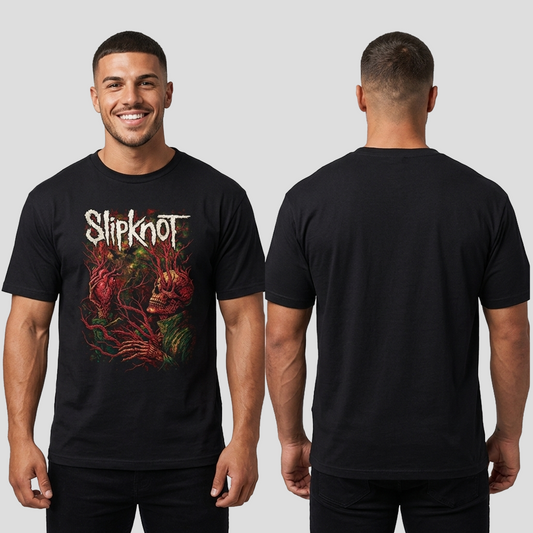 Camiseta Algodon Slipknot Heart