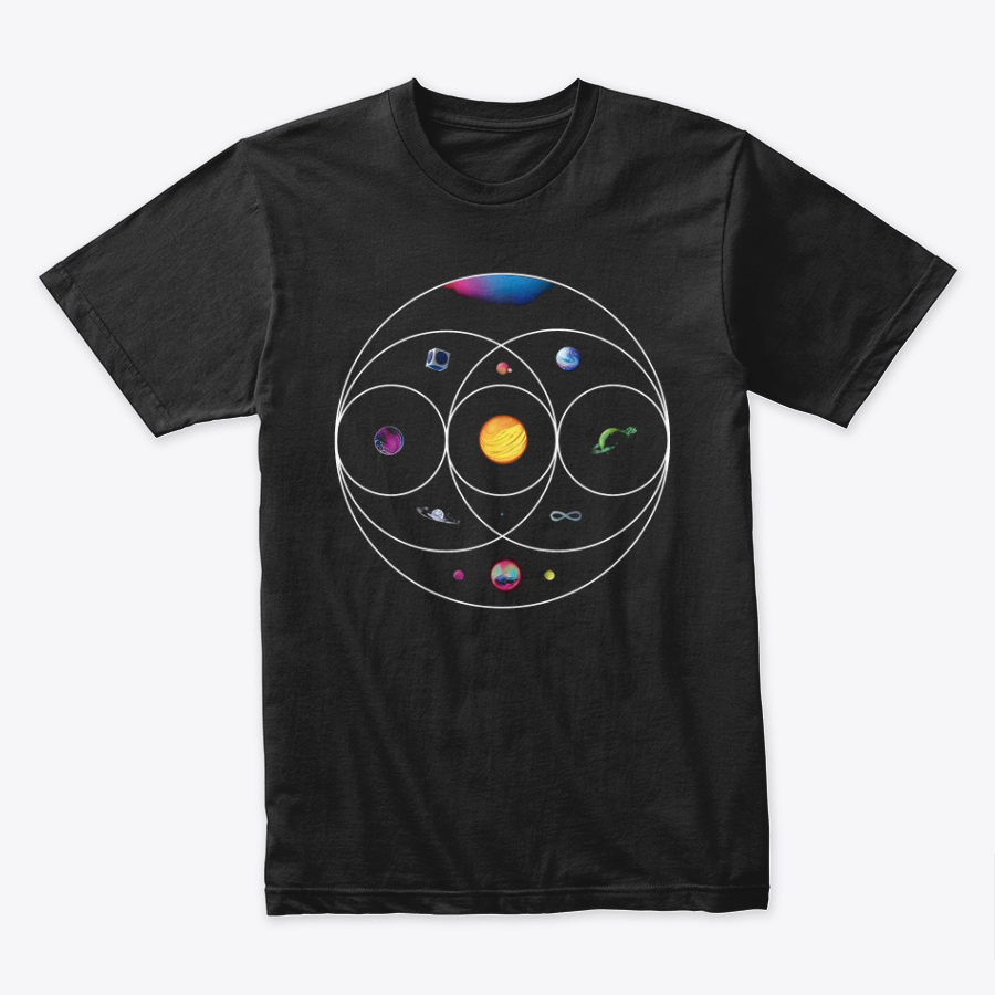 Camiseta Algodon Coldplay Sistema Solar