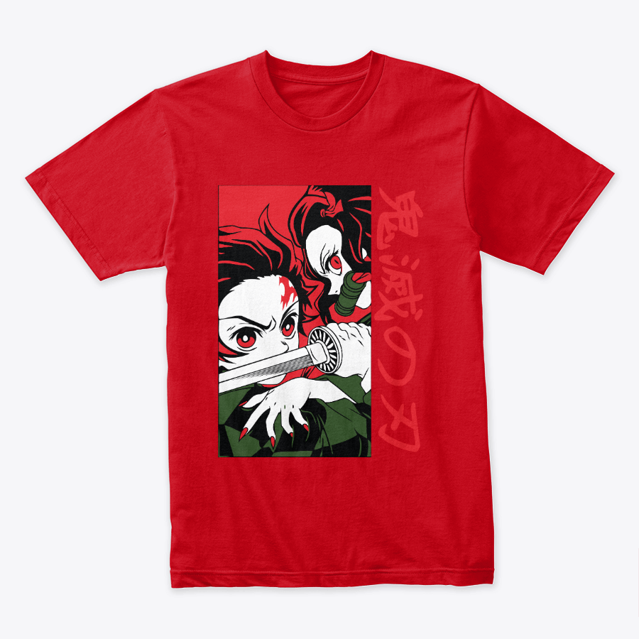 Camiseta Algodon Demon Slayer Poster