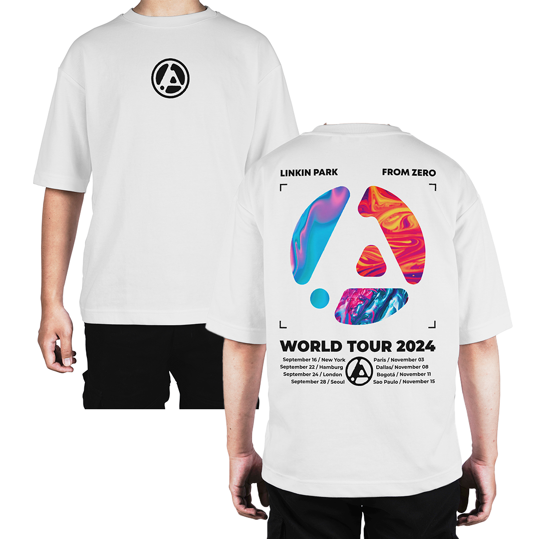 Camiseta Oversize Linkin Park From Zero Tour