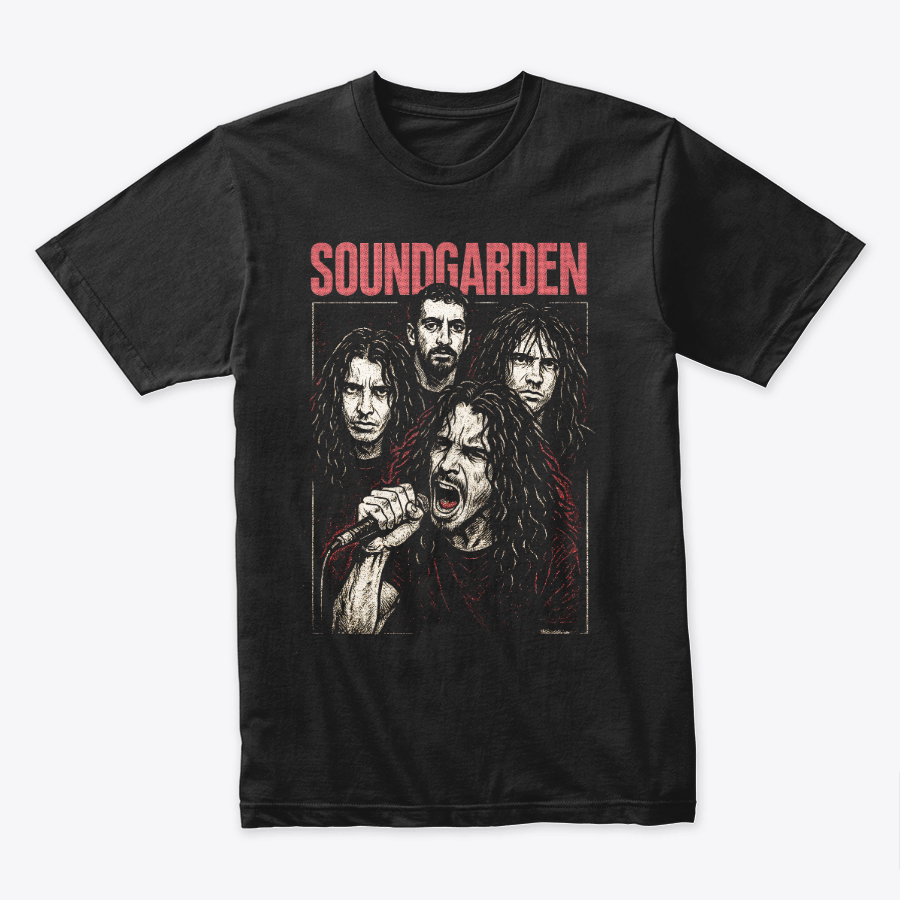 Camiseta Algodon Soundgarden Band 2