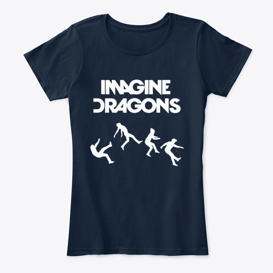 Camiseta Algodon Imagine Dragons Album Mujer