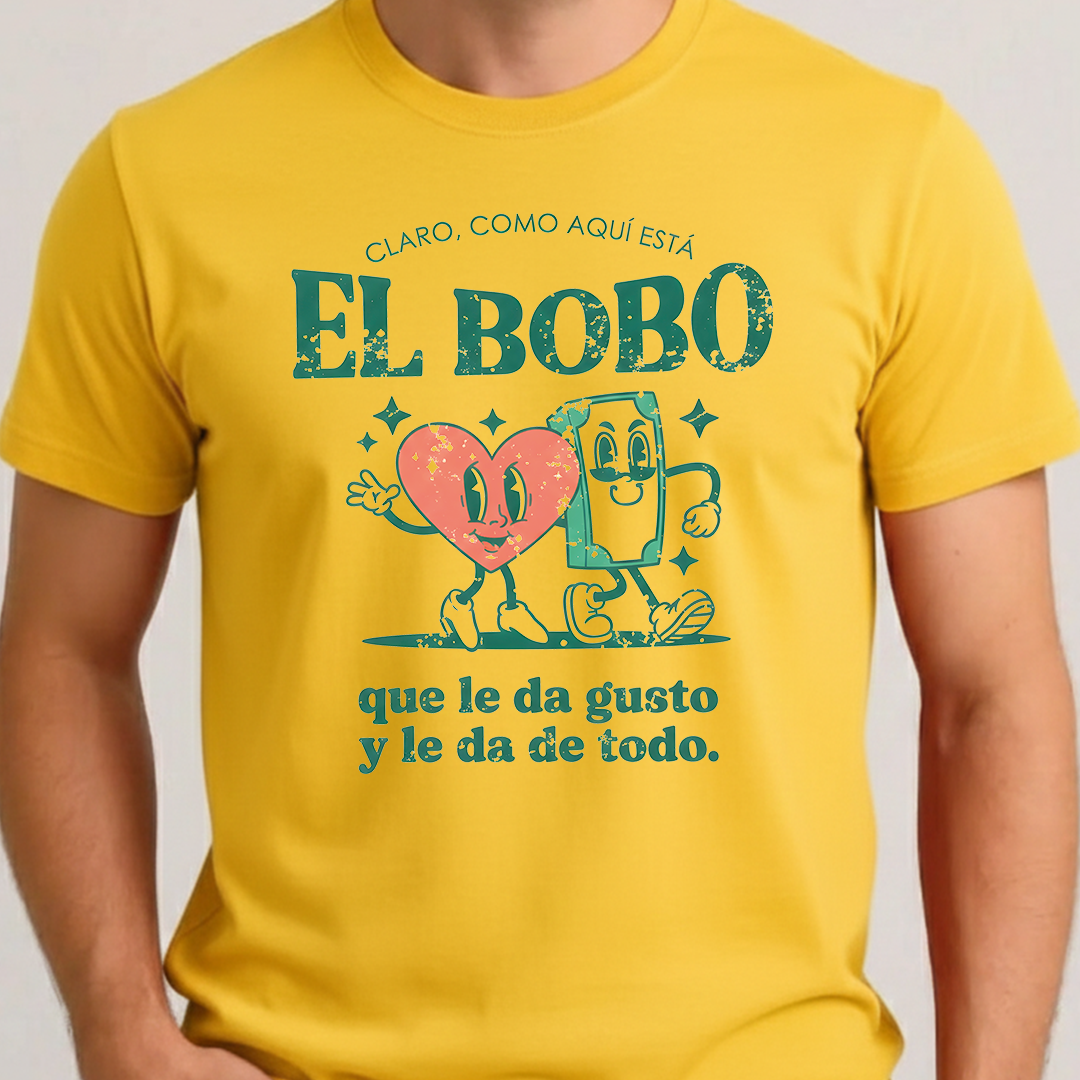 Camiseta Fin De Año Claro Como Aqui esta el bobo