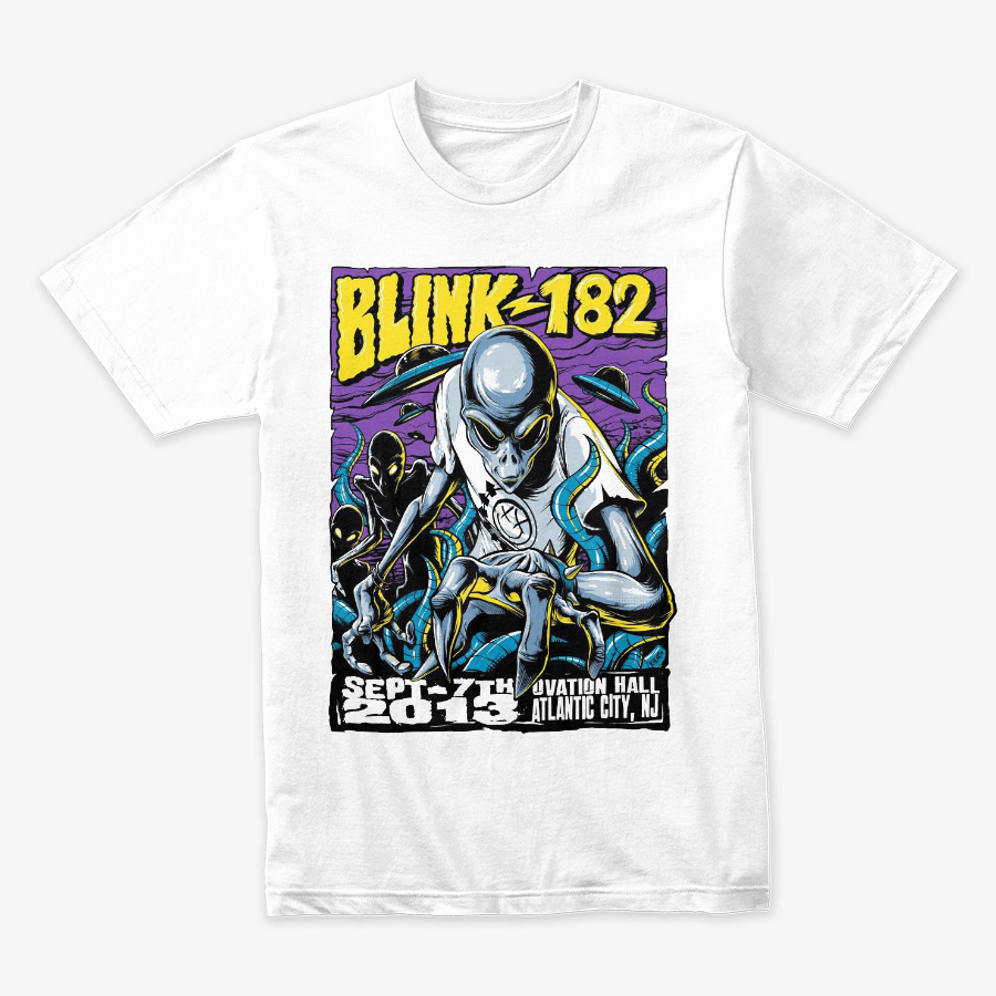 Camiseta Algodon Blink 182 Atlantic City