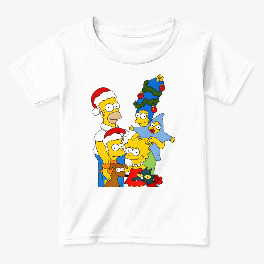 Camisetas Navideñas Familia Set de 3 Prendas Los Simpson