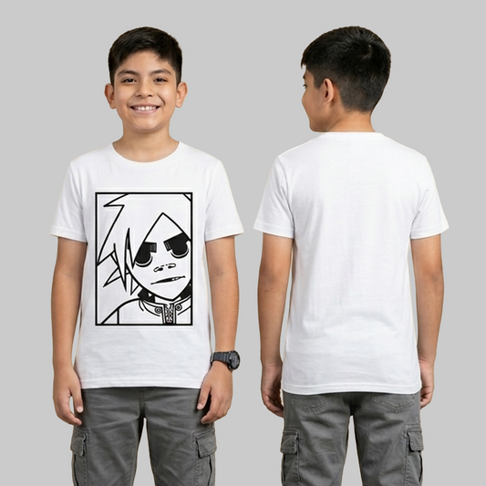 Camiseta Junior Gorillaz en Algodon