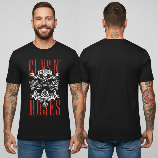 Camiseta en Algodón Guns N Roses Appetite Destruction