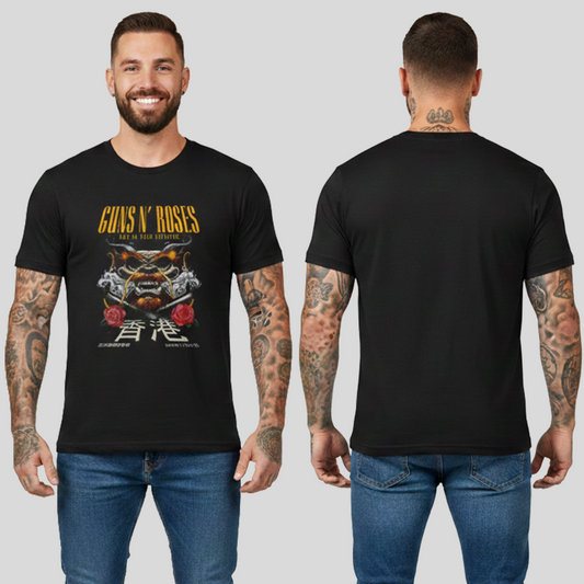 Camiseta Algodón Guns N Roses Not in this lifetime