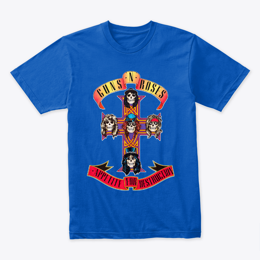 Camiseta Algodon Guns N Roses Art Plus