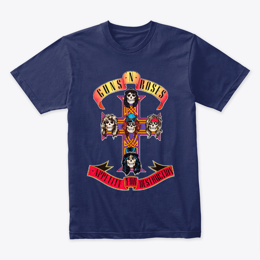 Camiseta Algodon Guns N Roses Art Plus