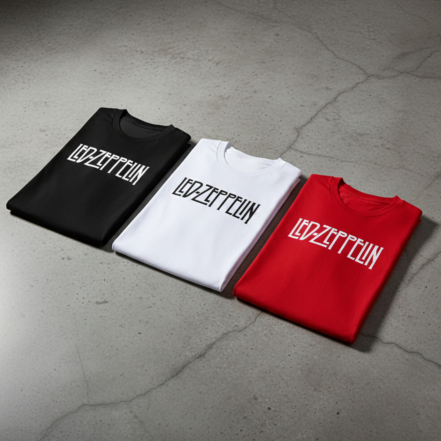 Camiseta en Algodón Led Zeppelin Logo