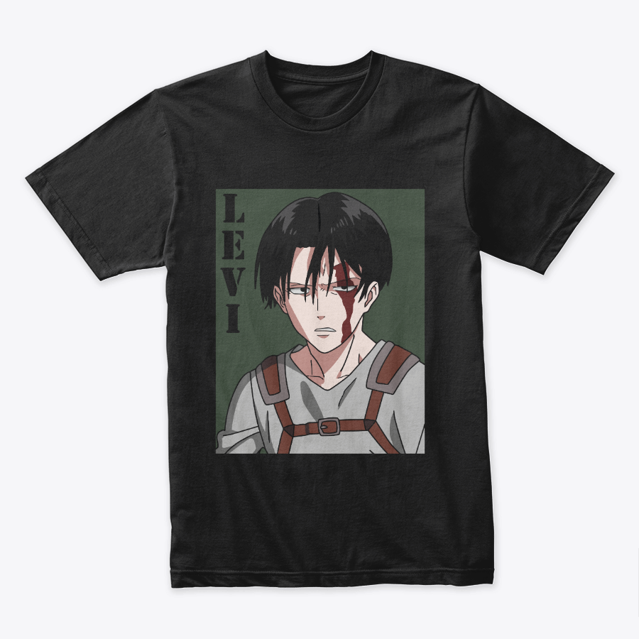 Camiseta Algodon Levi Attack On Titan Poster