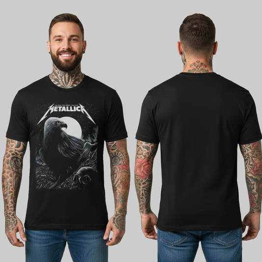 Camiseta Algodon Metallica Germany Poster
