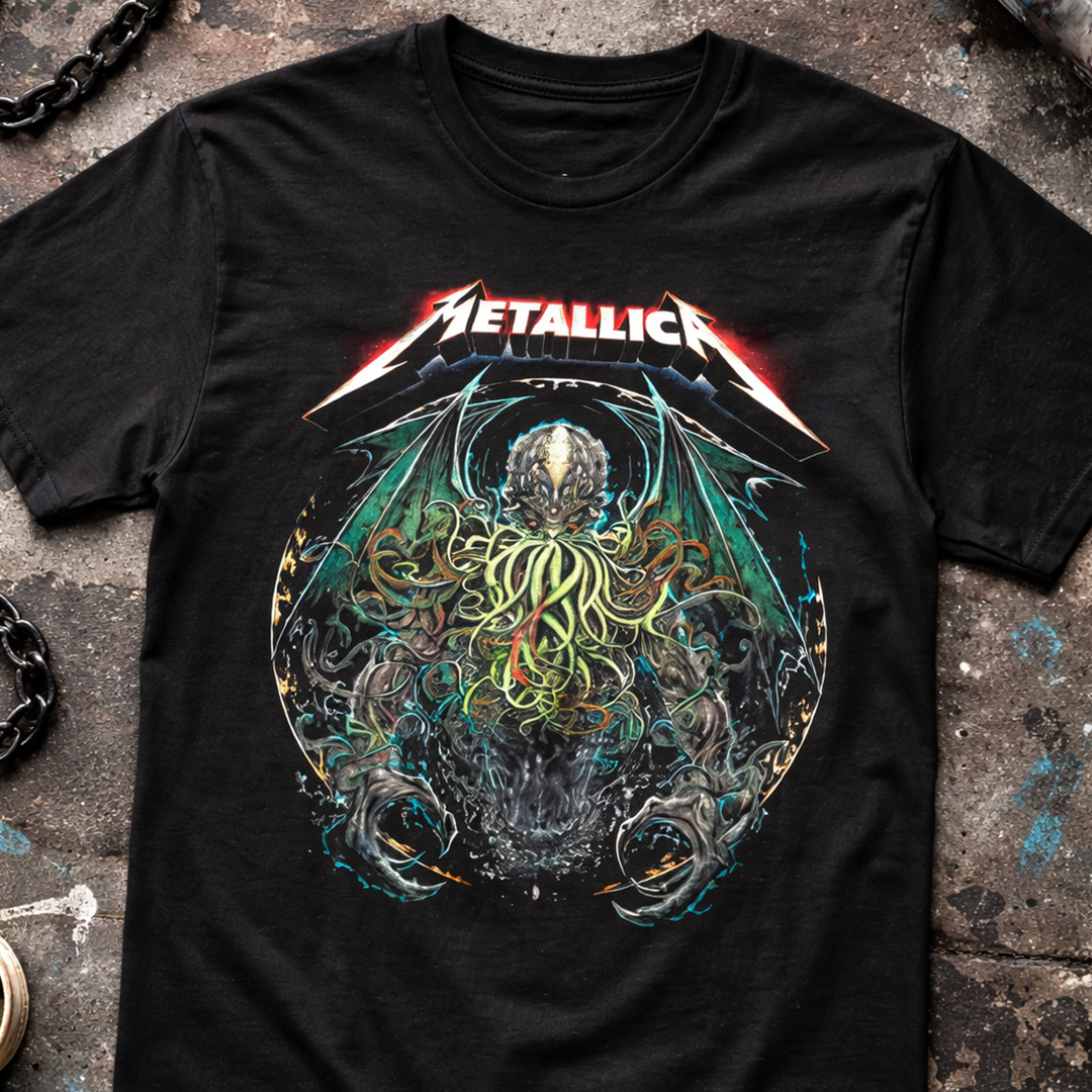 Camiseta Algodon Metallica The Call Of Ktulu