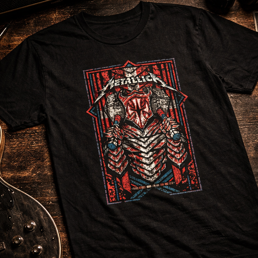 Camiseta Algodon Metallica Art