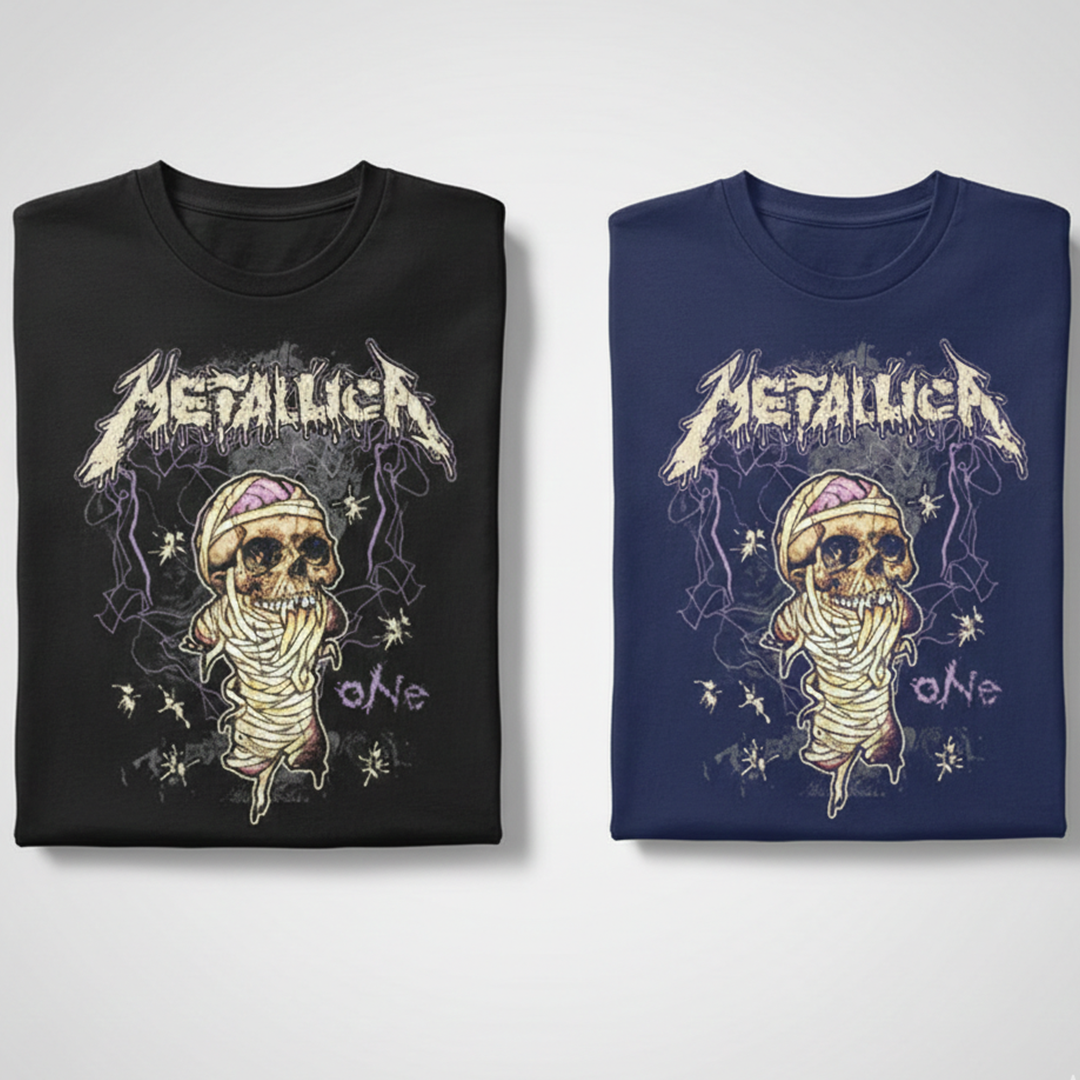 Camiseta Algodon Metallica One Art