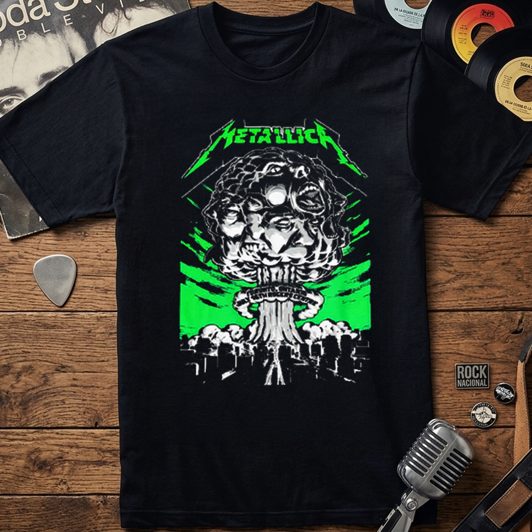 Camiseta Algodon Metallica Toronto Poster