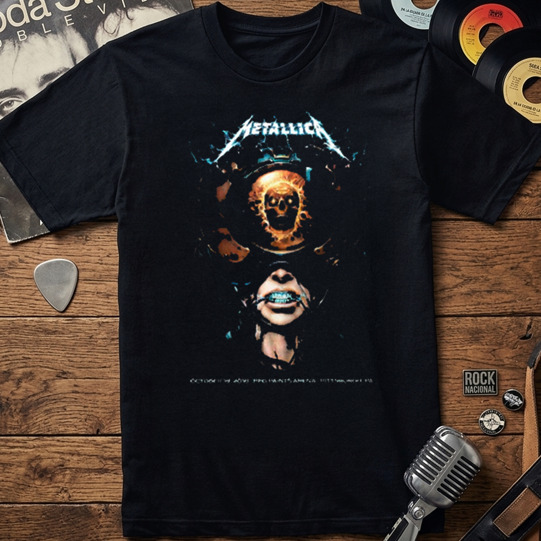 Camiseta Algodon Metallica Pittsburgh Poster
