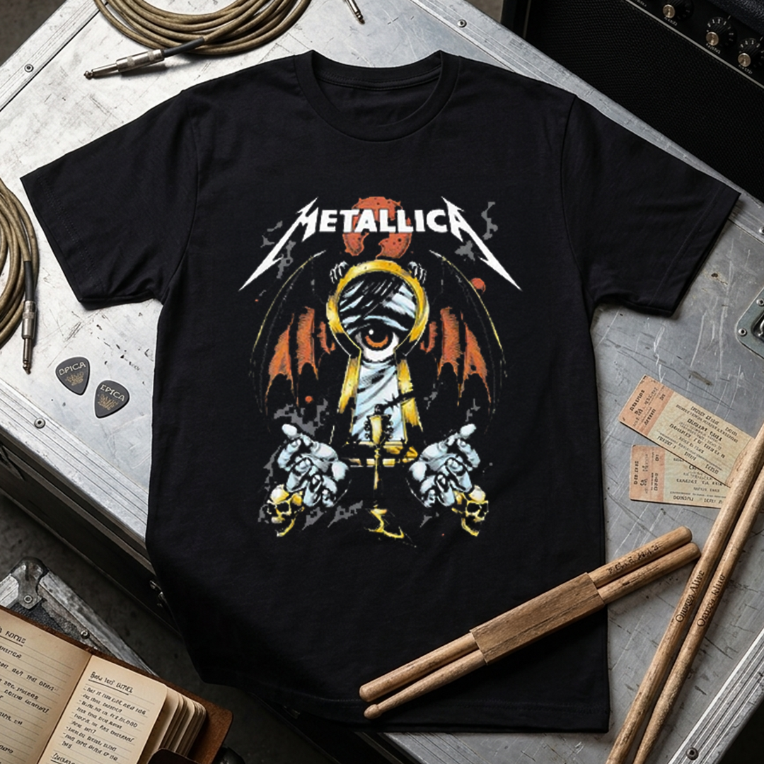Camiseta Algodon Metallica Orion Art