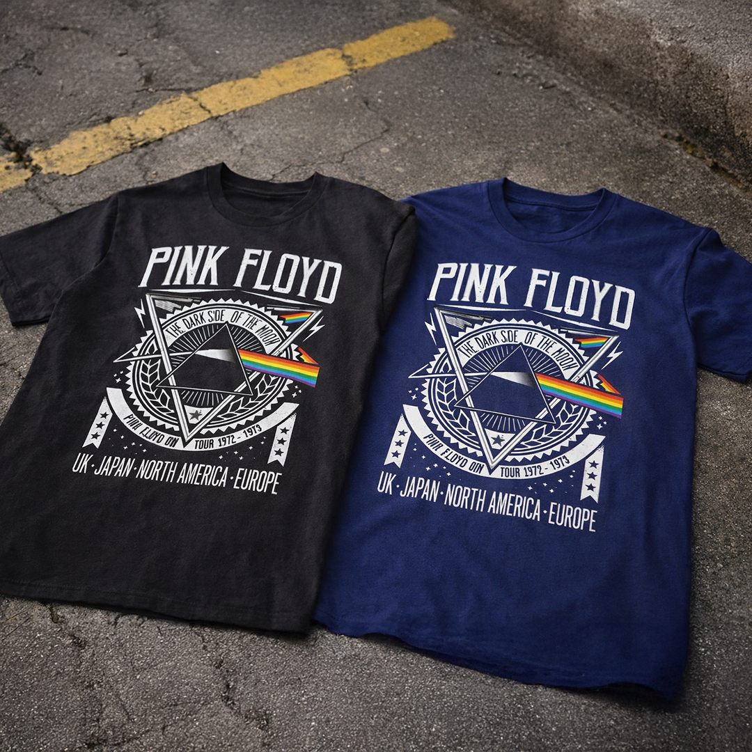 Camiseta Algodon Pink Floyd Japan North America