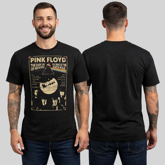 Camiseta Algodon Pink Floyd Navidad