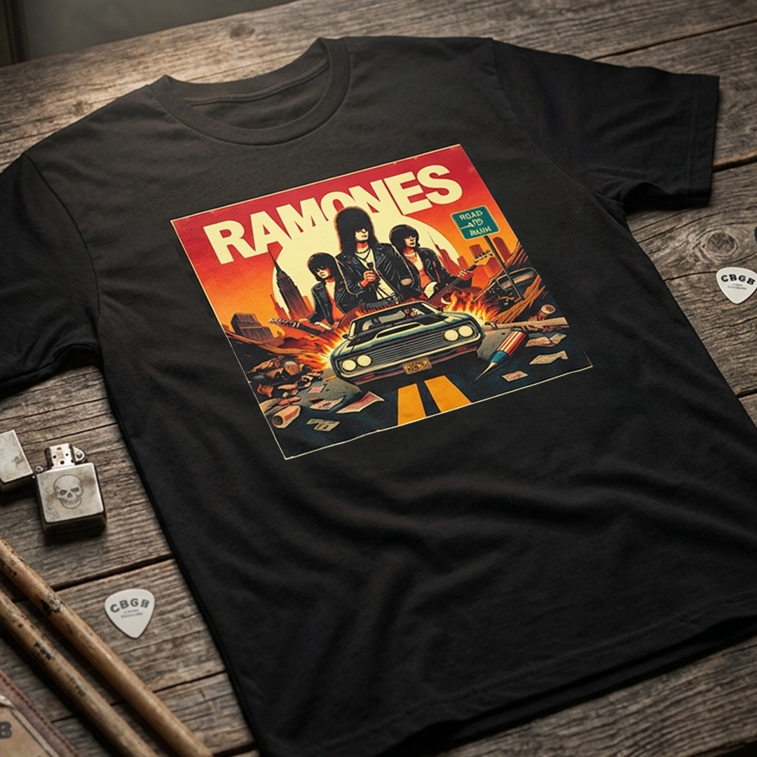 Camiseta Algodon Ramones Road To Ruin