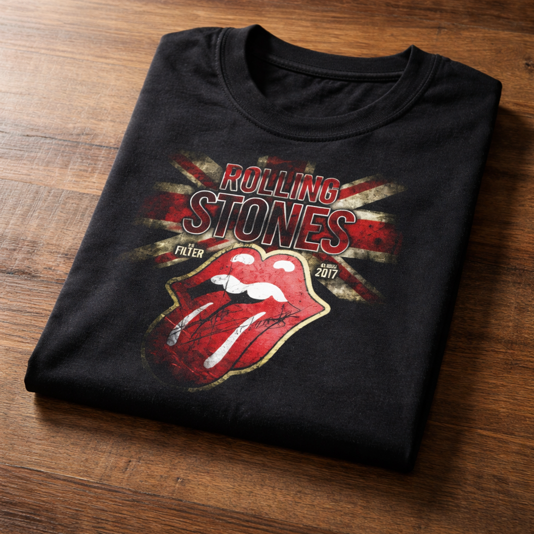 Camiseta Algodon The Rolling Stones Poster 2017
