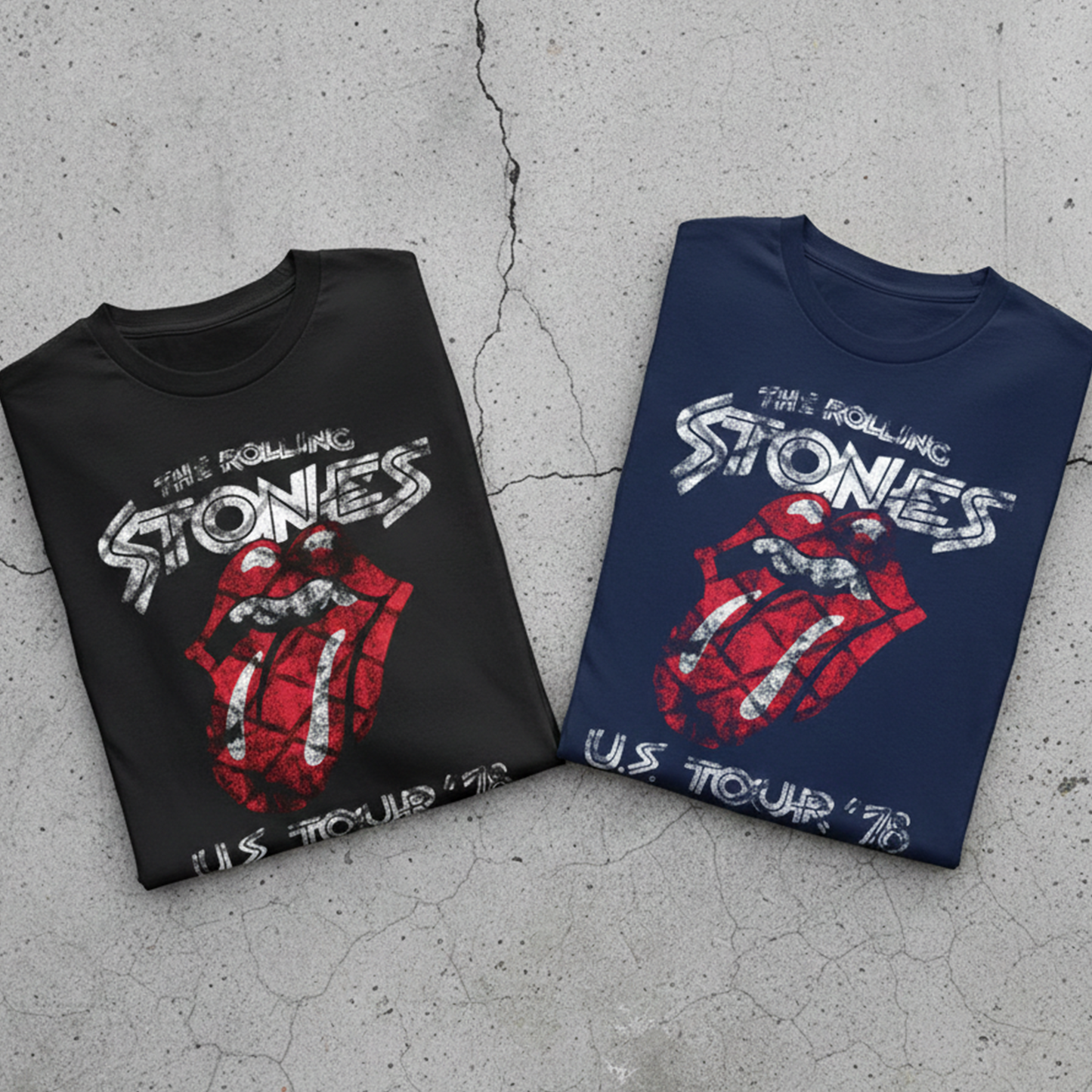 Camiseta The rolling Stones US tour 78 Rock Style mujer