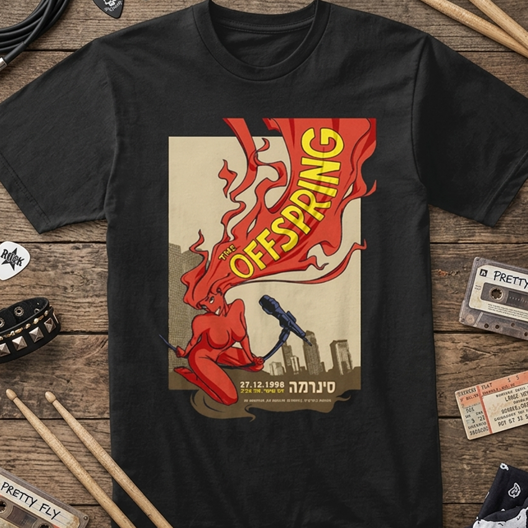 Camiseta Algodon The Offspring Poster 1998