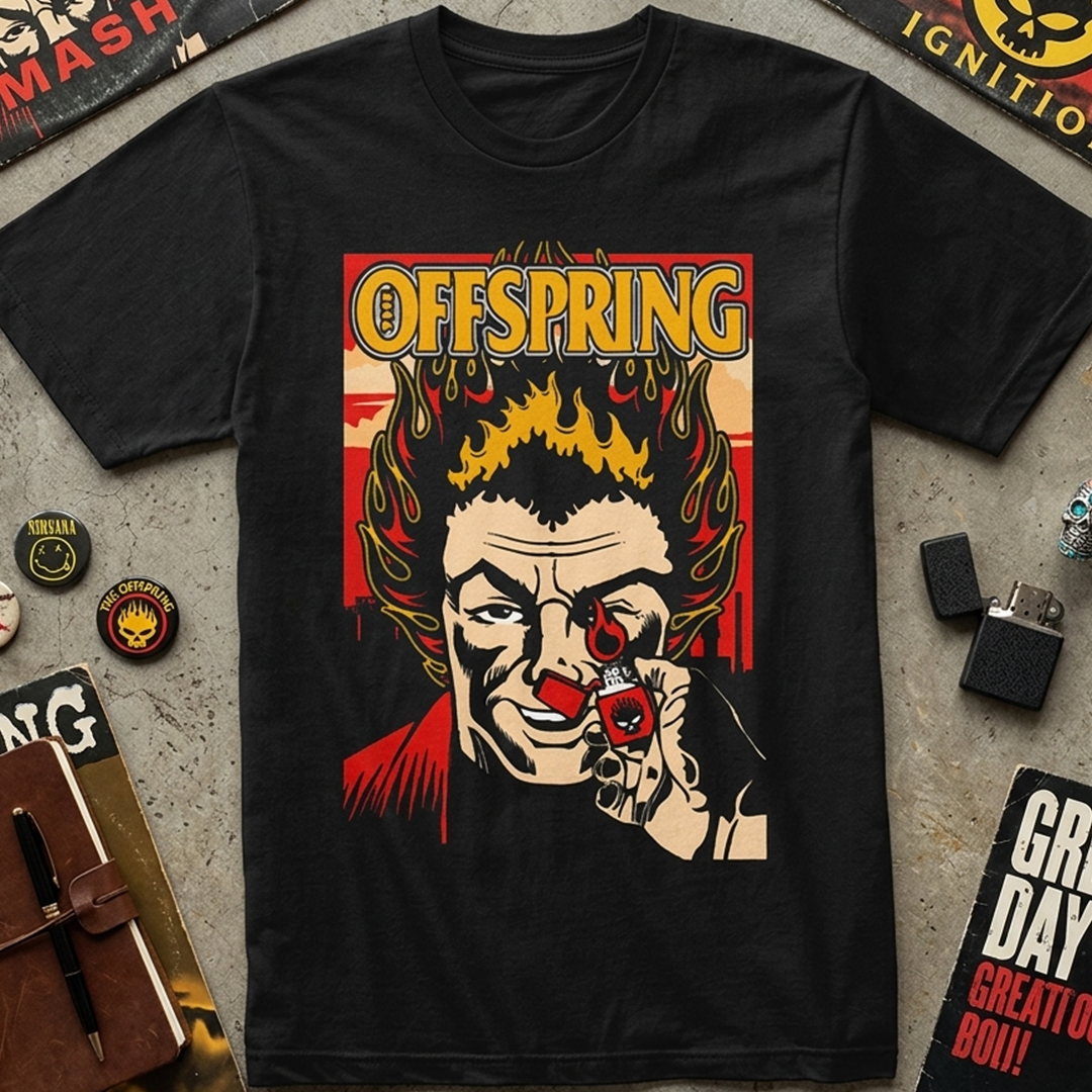 Camiseta Algodon The Offspring Clown