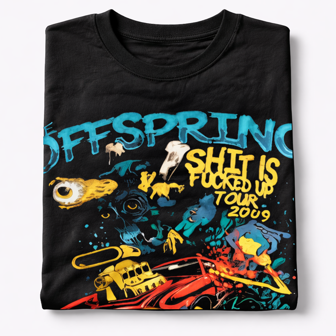 Camiseta Algodón The Offspring Sh&th is fuc&%ed up Tour