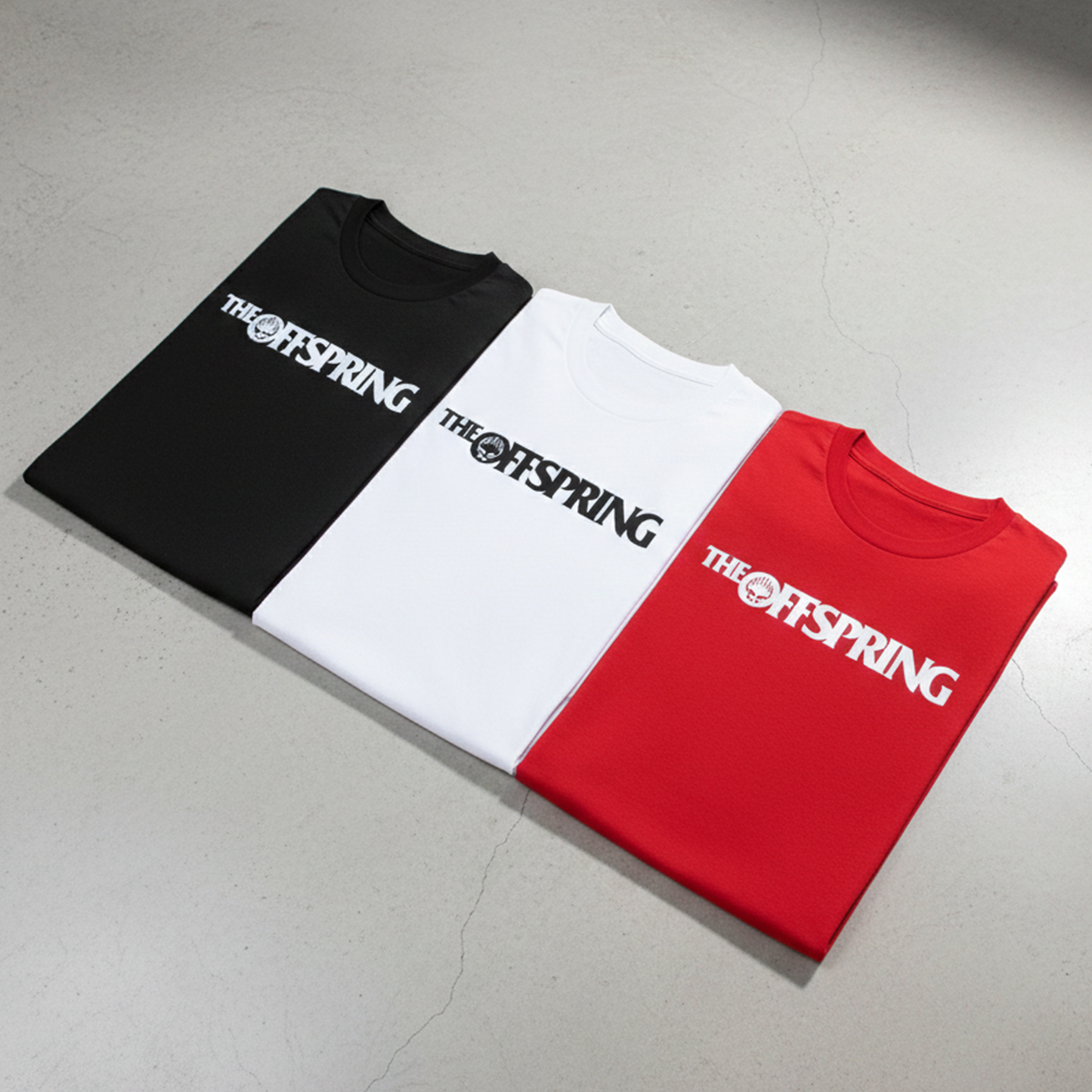 Camiseta Algodón The Offspring Logo Rock Style