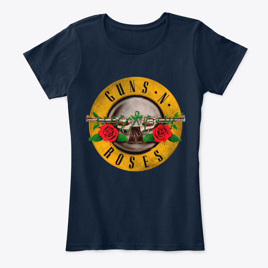 Camiseta Algodón Guns N Roses Mujer
