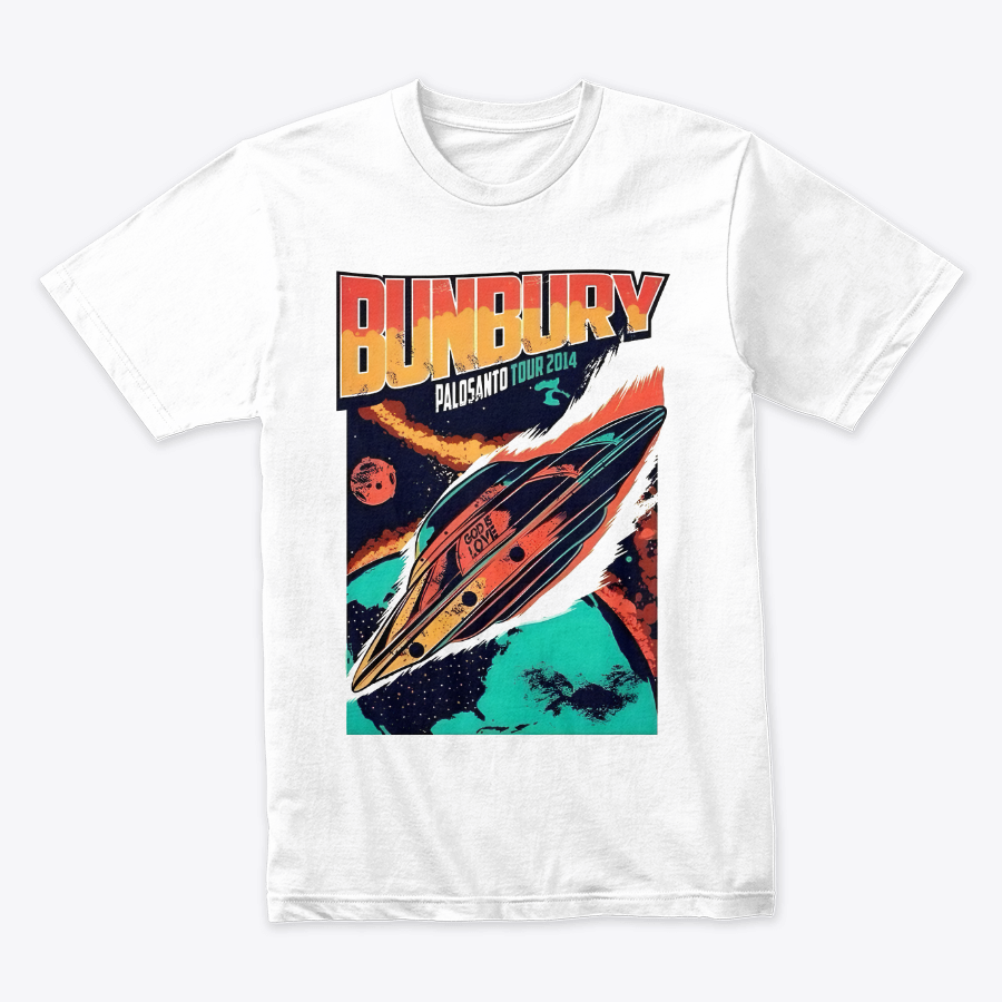 Camiseta Algodon Bunbury Poster 2014