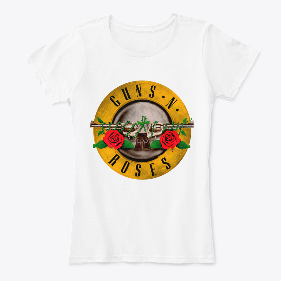 Camiseta Algodón Guns N Roses Mujer